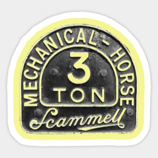 Vintage Scammell Mechanical Horse logo Sticker